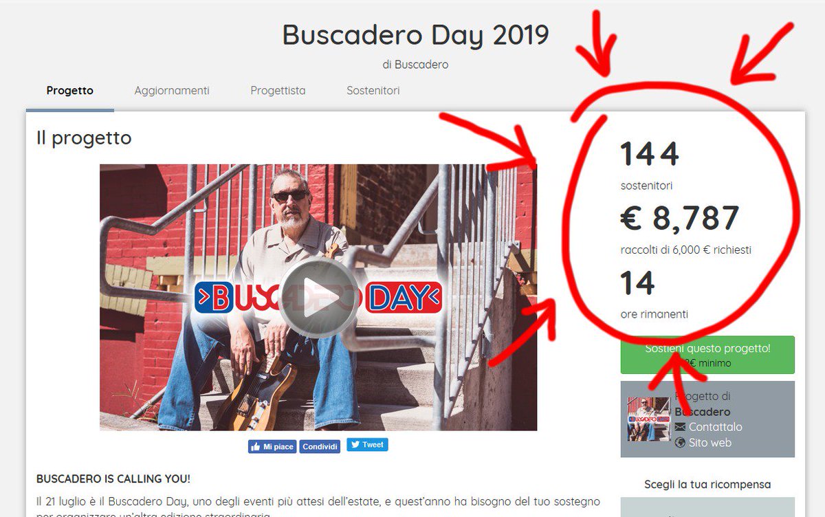 WOODinSTOCK's tweet photo. Manca pochissimo!!! Hai già contribuito?? https://t.co/vEO14cAgEJ #musicasolidale #sostienilamusicacheami #buscaderoday #WOODinSTOCK https://t.co/3hU3SxNjQ3