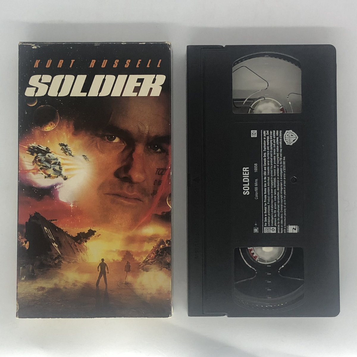 laser_focused's tweet photo. The 1999 #warnerhomevideo #vhs release of #soldier 🌙 $7 shipped 📼
.

#kurtrussell #garybusey #connienelson #paulanderson #michaelchiklis #vhsforsale #vhstapes #vhsforever #vhscollection #vhscollector #vhsaesthetic #vhscovers #vhsmovies #vhsishappiness https://t.co/I8RdaLVfWd