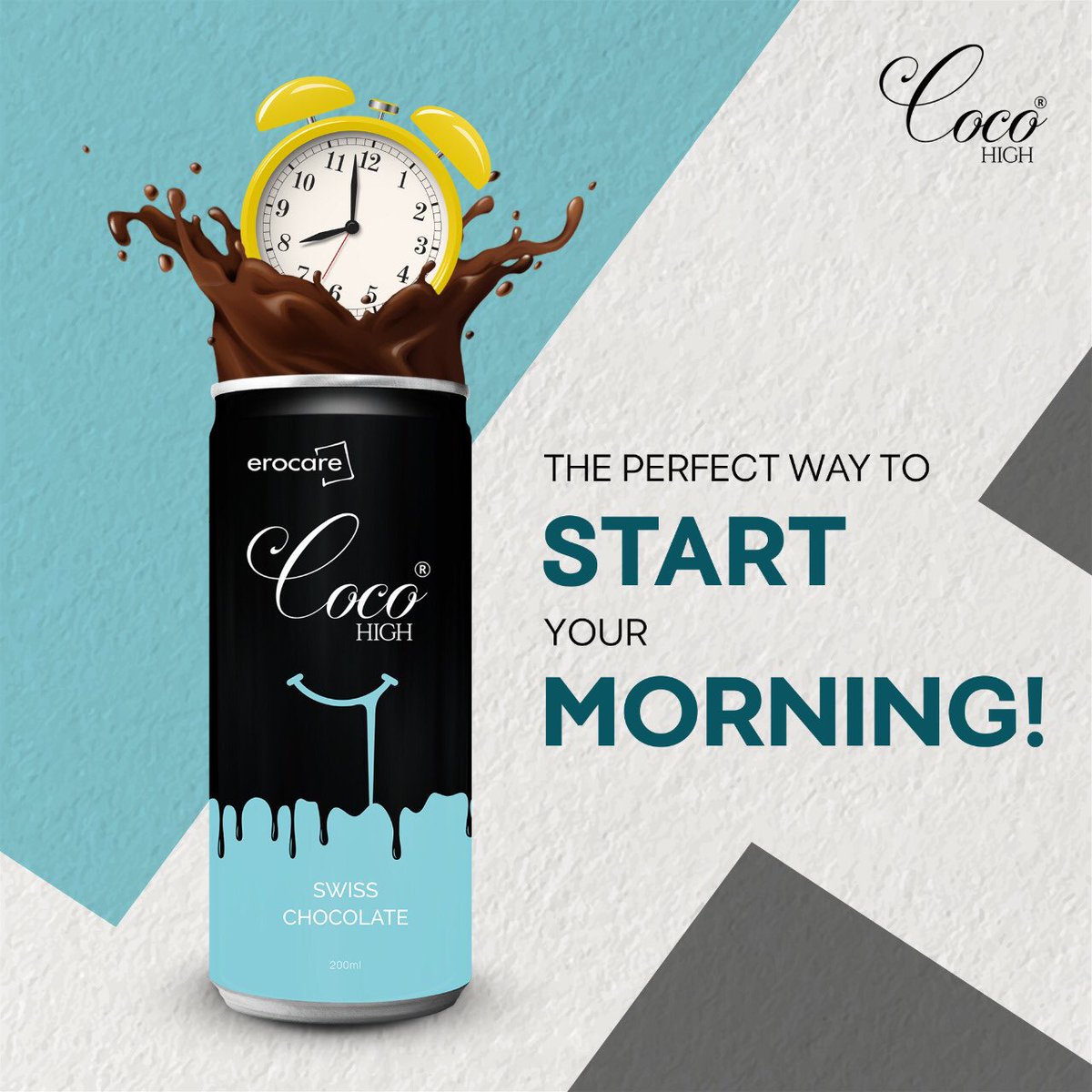 CocoHighOficial's tweet photo. On this chocolate day wake yourself to a chocolaty start! Have a CocoHigh.
.
.
#cocohigh #chocolate #premiumchocolate #delicious #cocoa #drinks #treat #treatyourself #love #celebratefriendship #coldcoco #coco #meltedchocolate #ChocolateDay #world #start #day #morning https://t.co/38FmV70wHF