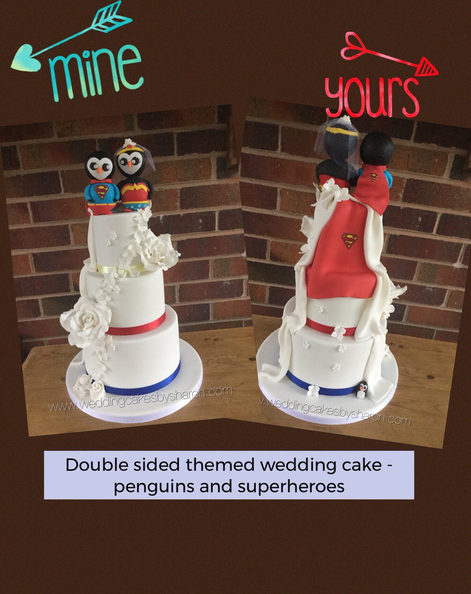 Double sided wedding cake.....just love making these. Lots of work but so worth it! 
Weddingcakesbysharon.Com