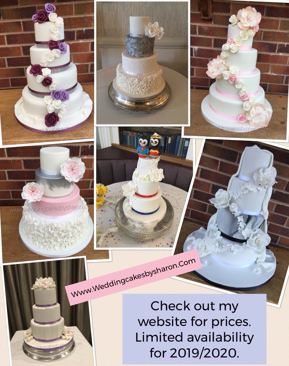 Lots of cakes.....not much availability left......get in touch soon. 
Weddingcakesbysharon.Com