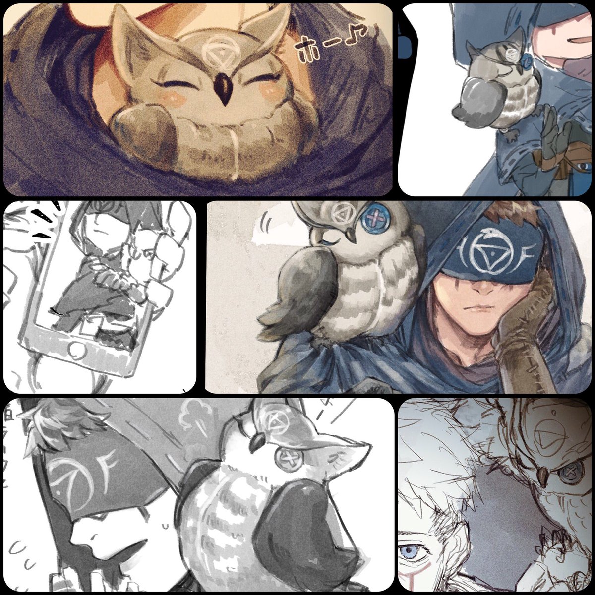 占い師 フクロウ