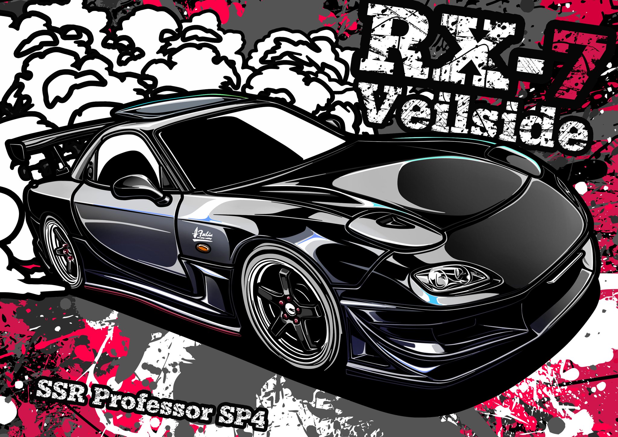 HanakaKotone イラストタペストリー E-FD3S HanakaKotone イラストタペストリー E-FD3S - メルカリ