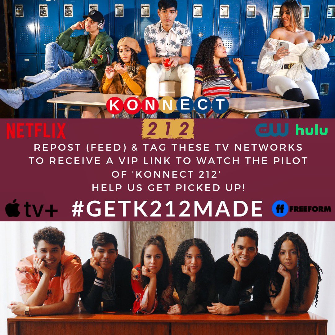 konnect212's tweet photo. @netflix @hulu @TheCW @FreeformTV @AppleTV we need to chat about getting Konnect 212 made... #GetK212Made https://t.co/tQrmGOnqOW