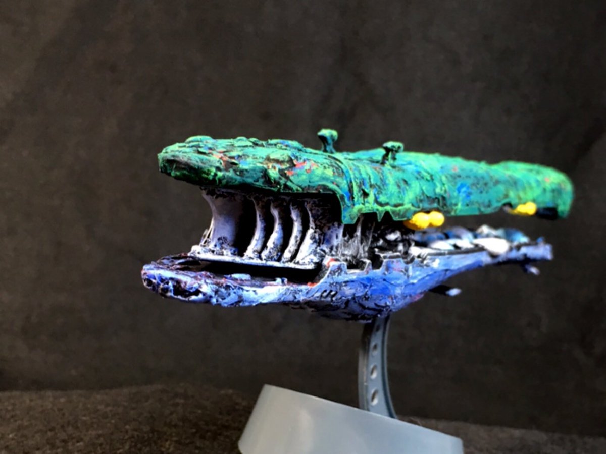 1/20000 中型艦隊指揮用戦艦 ノプティ・バガニス ブリタイ艦 主砲発射