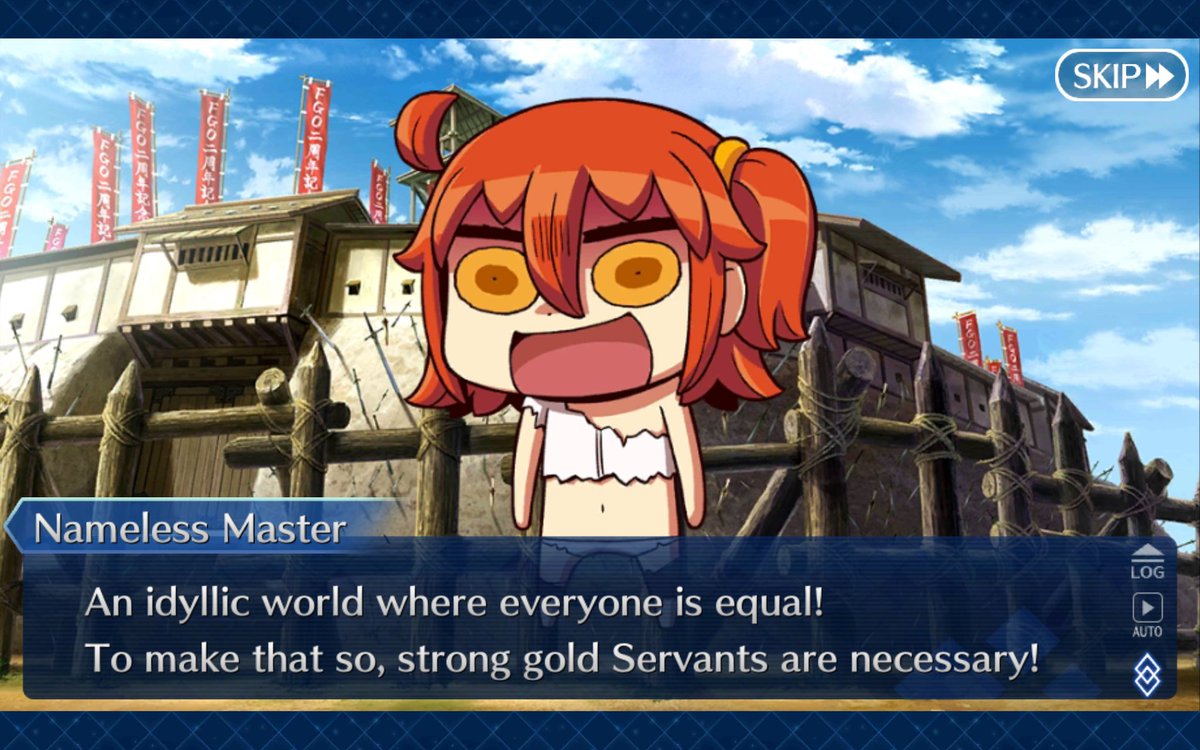 風牙 人権鯖はwelfare Servant 無課金はf2p 福袋ガチャはgssrって英語では言う 覚えましたし いや覚えなくても良かった語彙だなこれは 金鯖はゴールドサーヴァントだよ まんまだな