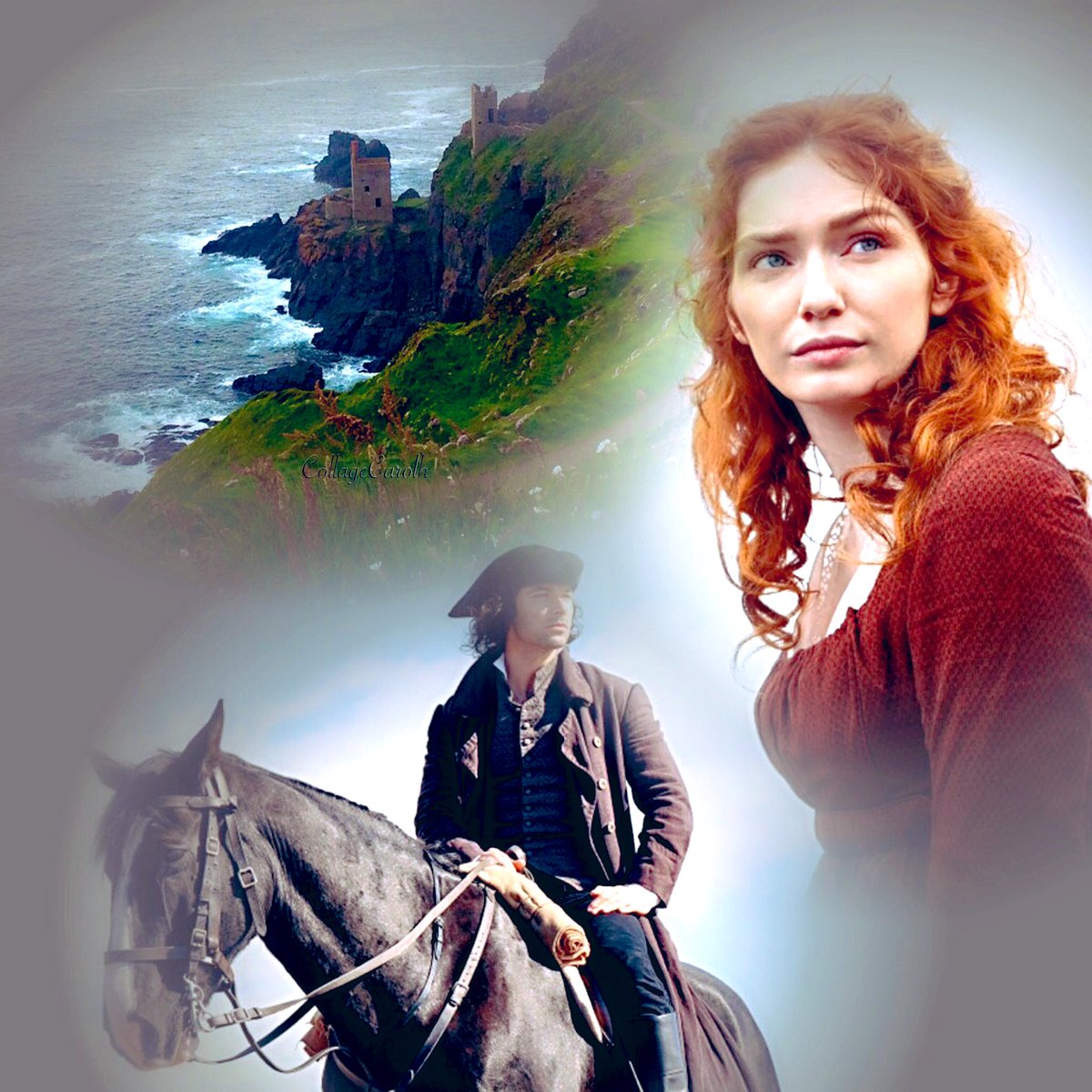 #PoldarkSunday..only 7 more sleeps to #Poldark #AidanTurner #EleanorTomlinson #beyondexcited..#AidanCrew. (Credit @FFASiteTweets for R & D pics..#Cornwall pic my own)..have a fabulous day!