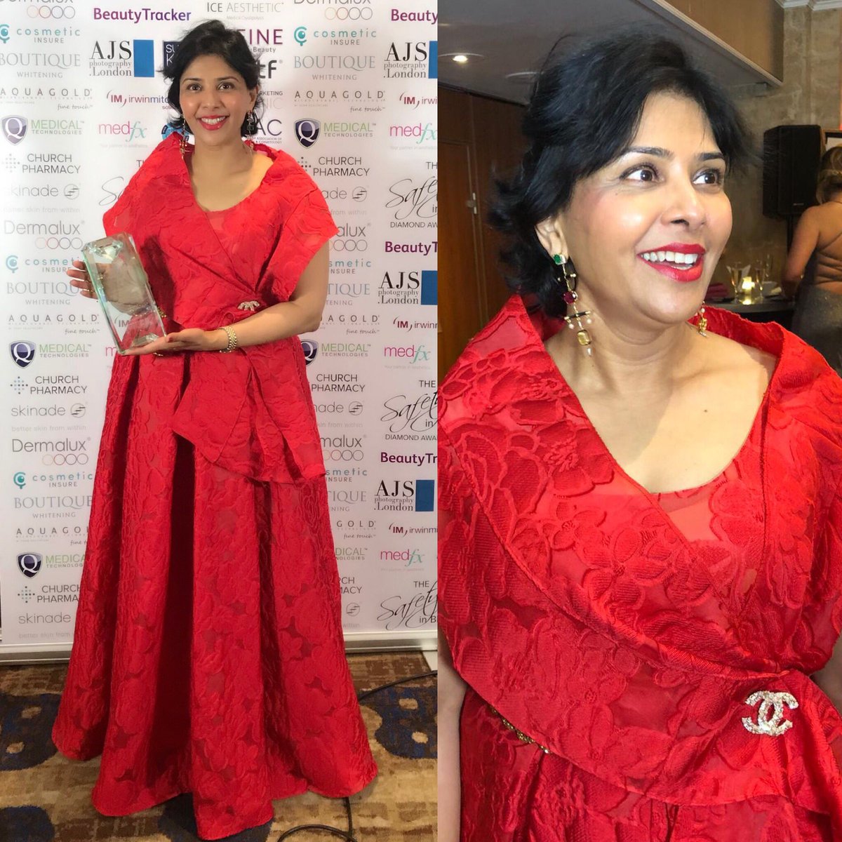 OFAAcourses's tweet photo. We won 🏆🎉. Raising a 🥂 to all the nominees &amp; winners. 
It’s been a joy to collaborate  with amazing educators over the last 3 years OFAA has excelled by their fund of collective intelligence, passion &amp; knowledge. 
#safetyinbeautydiamondaward #OFAAtraining #drsabrinashahdesai https://t.co/NtXCaxDZjN