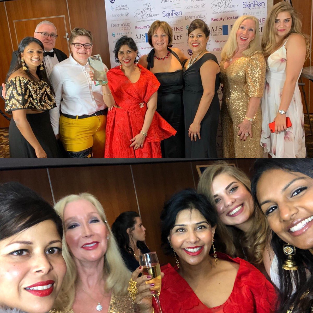 OFAAcourses's tweet photo. We won 🏆🎉. Raising a 🥂 to all the nominees &amp; winners. 
It’s been a joy to collaborate  with amazing educators over the last 3 years OFAA has excelled by their fund of collective intelligence, passion &amp; knowledge. 
#safetyinbeautydiamondaward #OFAAtraining #drsabrinashahdesai https://t.co/NtXCaxDZjN