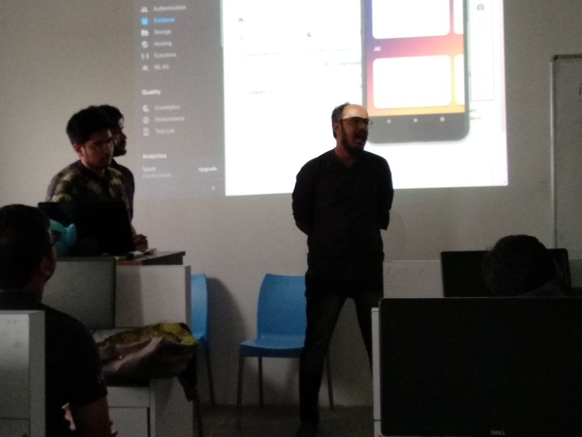 fluttervadodara's tweet image. The first presentation for the Hackathon by team Ministry of Wizards.
#flutterbootcamp19 #Flutter #flutterdev #flutterbootcampvadodara