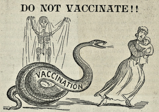 In 1853 the smallpox vaccination was made compulsory for the first time, with fines levied on those who did not get their child vaccinated within three months of their birth. As a direct result of that legislation, that same year the Anti-Vaccination League was founded in London.
