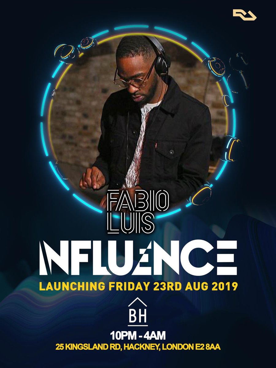 InfluenceLdn_'s tweet image. Are you ready for @FabioLuisDJ Friday 23rd August @basing_house?? Limited spaces left on the free guestlist (Click the link in our bio) .