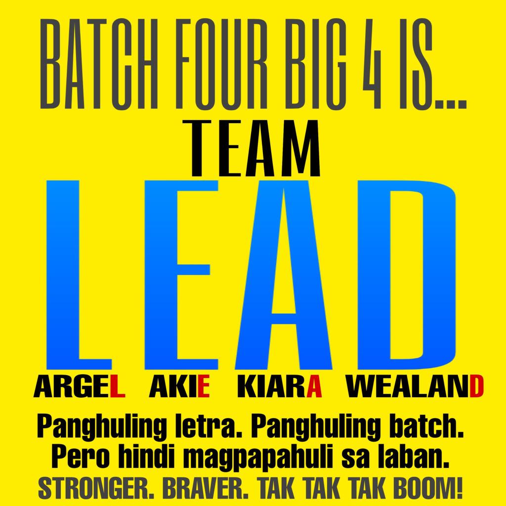 ZCatbagan's tweet photo. @PBBabscbn Laban lang Batch 4
#Batch4TheWin https://t.co/yyKZyEsqZy