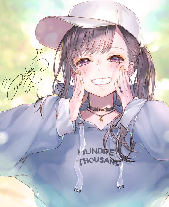 ポニーテールとオーバーサイズ #ポニーテールの日 