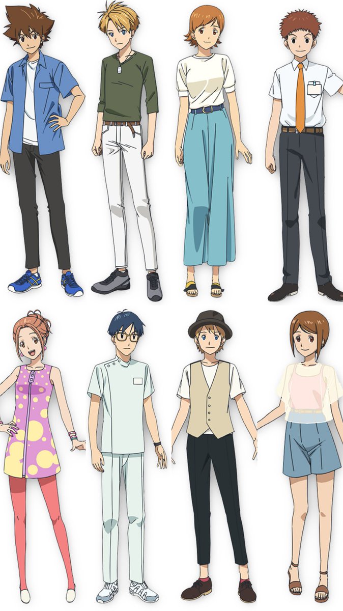 Digimon Adventure  Visuais adultos dos protagonistas são revelados