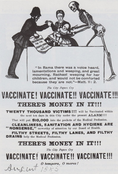 Finally, in 1907, parents were allowed to refuse to vaccinate their children if they made a statutory declaration. This effectively marked the end of compulsory vaccination in the UK. By now, however, anti-vaccination movements were already well-spread across North America...