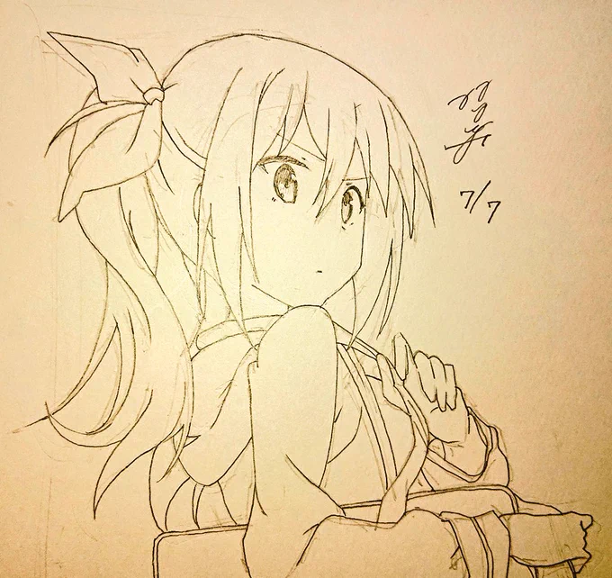 #1日1模写 
#カオチャ 

有村雛絵 