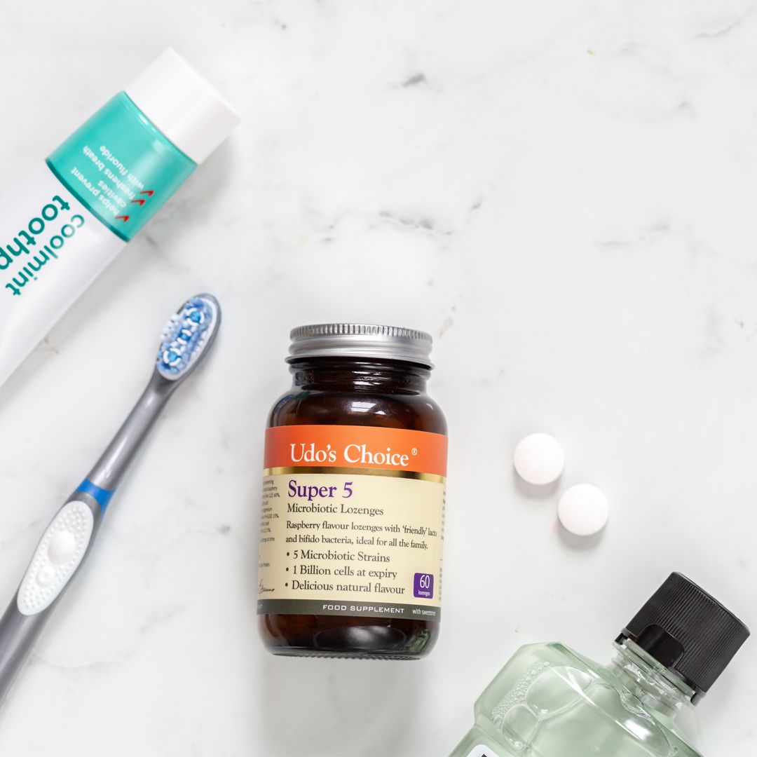 UdosChoiceUK's tweet photo. Did you know there are around 20 billion bacteria in your mouth alone (almost 3 times the number of people in the world. Some reproduce every 5 hours!). Protect your oral health with #UdosChoice Super 5 Microbiotics 💕  https://t.co/i8BTyDnoLf

Reference: https://t.co/noajMwBAXL https://t.co/kLI2LeDJSA