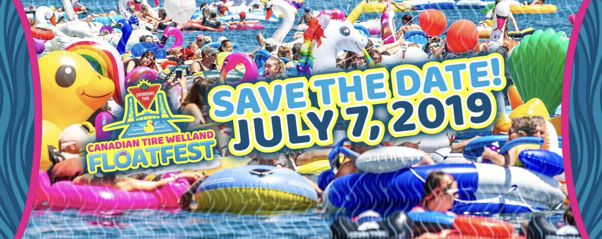 WPFFA_481's tweet photo. It’s @CanadianTire @Welland #Floatfest2019  .. Stay safe and have a blast. @WellRecCorridor @A_Gallaccio https://t.co/uE1B6C9VKE