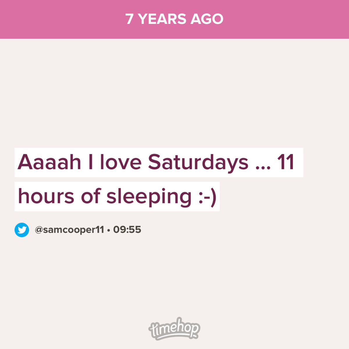 samcooper11's tweet photo. Haha 😂 ... oh how to be young again! Now I’m happy if I get 4 hours! #mumlife https://t.co/AcK2yFhPMQ