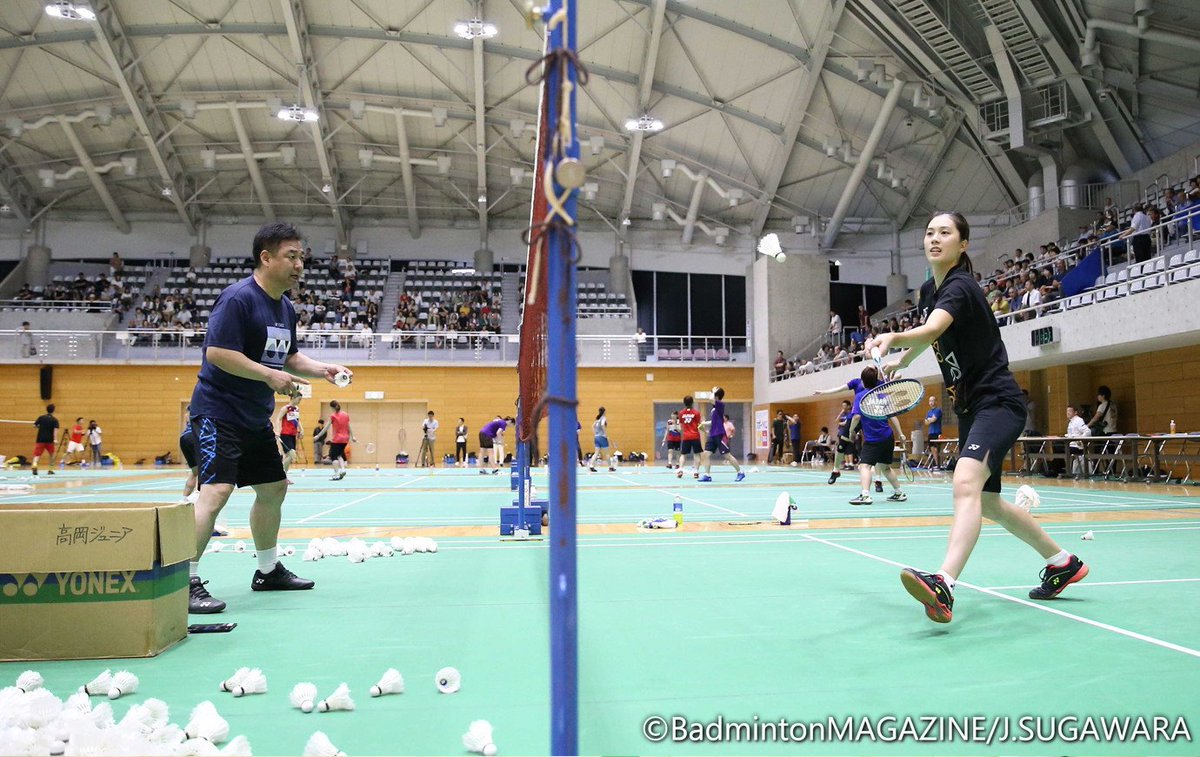 BADMINTONSPIRIT's tweet photo. 【日本代表強化合宿】フォトギャラリー
７月４日と５日に公開された富山県での日本代表強化合宿の様子を写真でもお届けします。試合とはまた違う選手の表情がたくさん！　
フォト①
https://t.co/g4fcZoGOcS
フォト②
https://t.co/vIdGXOQ9lg
※横にスライドしてください
#badminton #バドミントン https://t.co/LqrHDcn9hz