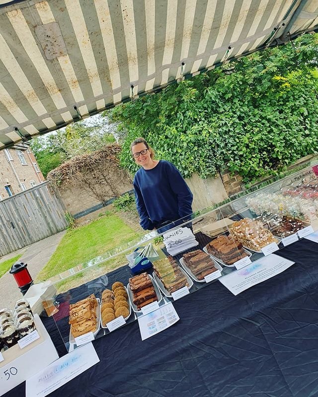 BakedbyBexhull's tweet photo. All set up ready for Cottingham Day!! We are situated down Hallgate - you can't miss us - just follow the delicious scent.........ππ
.
#cottinghamday #marketstall #bakedgoods #brownies #rockyroad #fudge #meringuekisses #supportsmallbusinesses #living⦠https://t.co/MmH83pTyey https://t.co/V18B5X7GZF