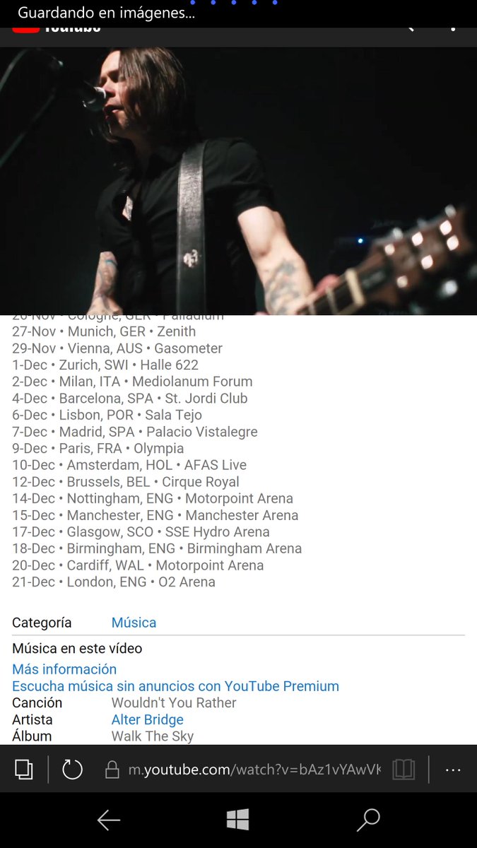 Rojo, muy rojo, padre y esposo ✊🇵🇸 (@peterpandeup) on Twitter photo Se viene conciertazo en diciembre.....
Buena sala.... Alter Bridge.... Allí estaremos ...🤘🤘🤘🤘🤘🤘🤘🤘🤘🤘
#AlterBridgeBcn
<a href="/AlterBridgeES/">Alter Bridge Spain</a> Se viene conciertazo en diciembre.....
Buena sala.... Alter Bridge.... Allí estaremos ...🤘🤘🤘🤘🤘🤘🤘🤘🤘🤘
#AlterBridgeBcn
<a href="/AlterBridgeES/">Alter Bridge Spain</a>