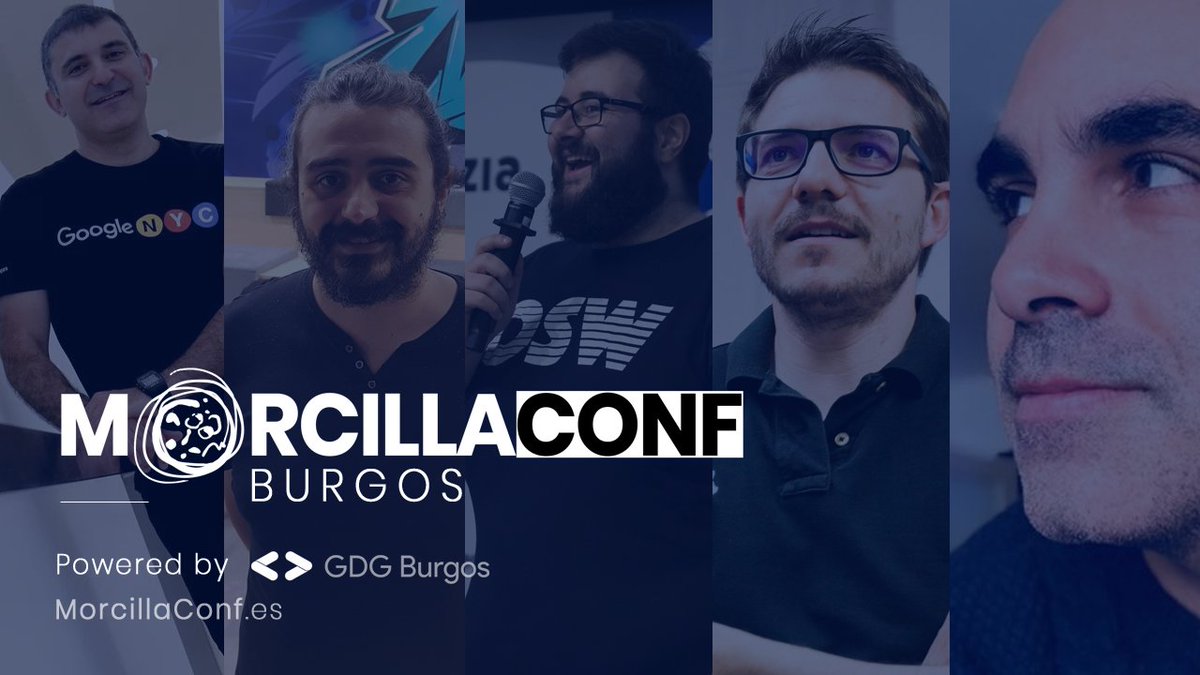 MorcillaConf's tweet photo. #PONENTES ¿Qué os han parecido los primeros ponentes del #MorcillaConf? Va a ser todo un lujo poder escucharles el 7 de septiembre en #Burgos ¡¡Y estad muy atentos a esta próxima semana que vienen más!! https://t.co/GfVBPu86Kr https://t.co/C1wM6jfADK