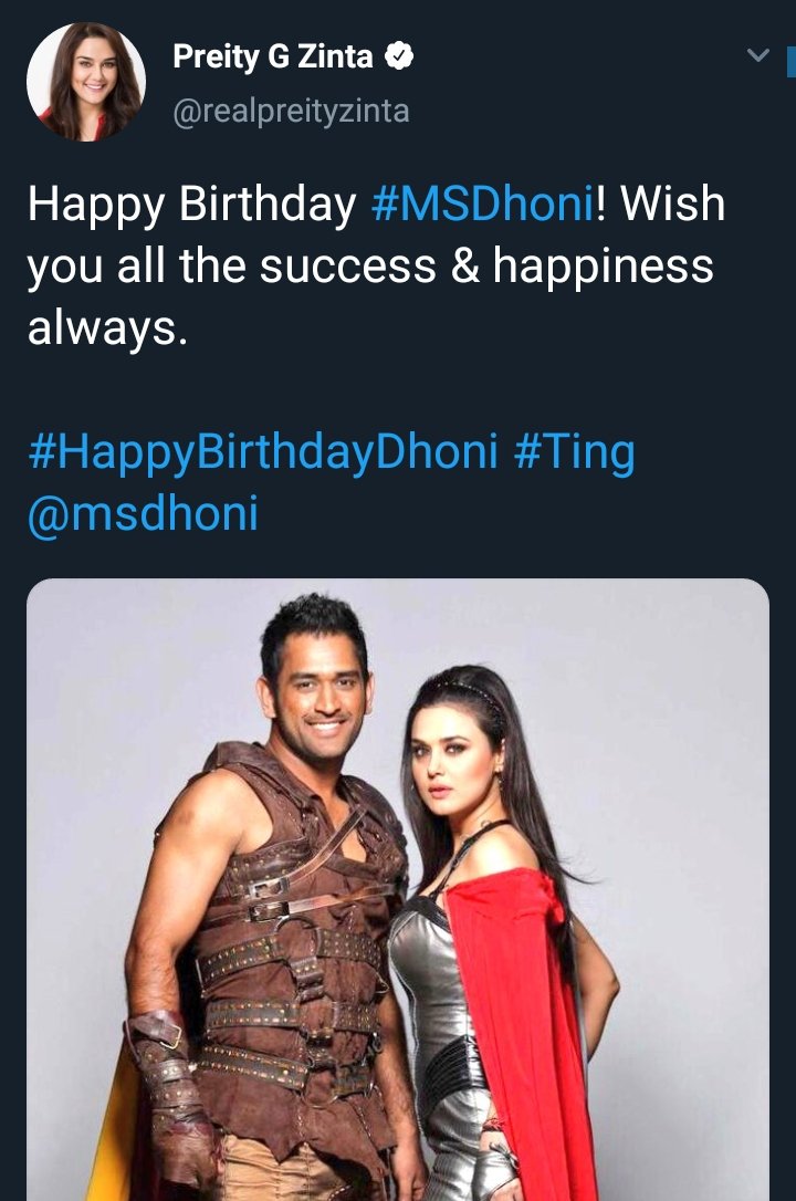 PZ wishes!  #HappyBirthdayDhoni