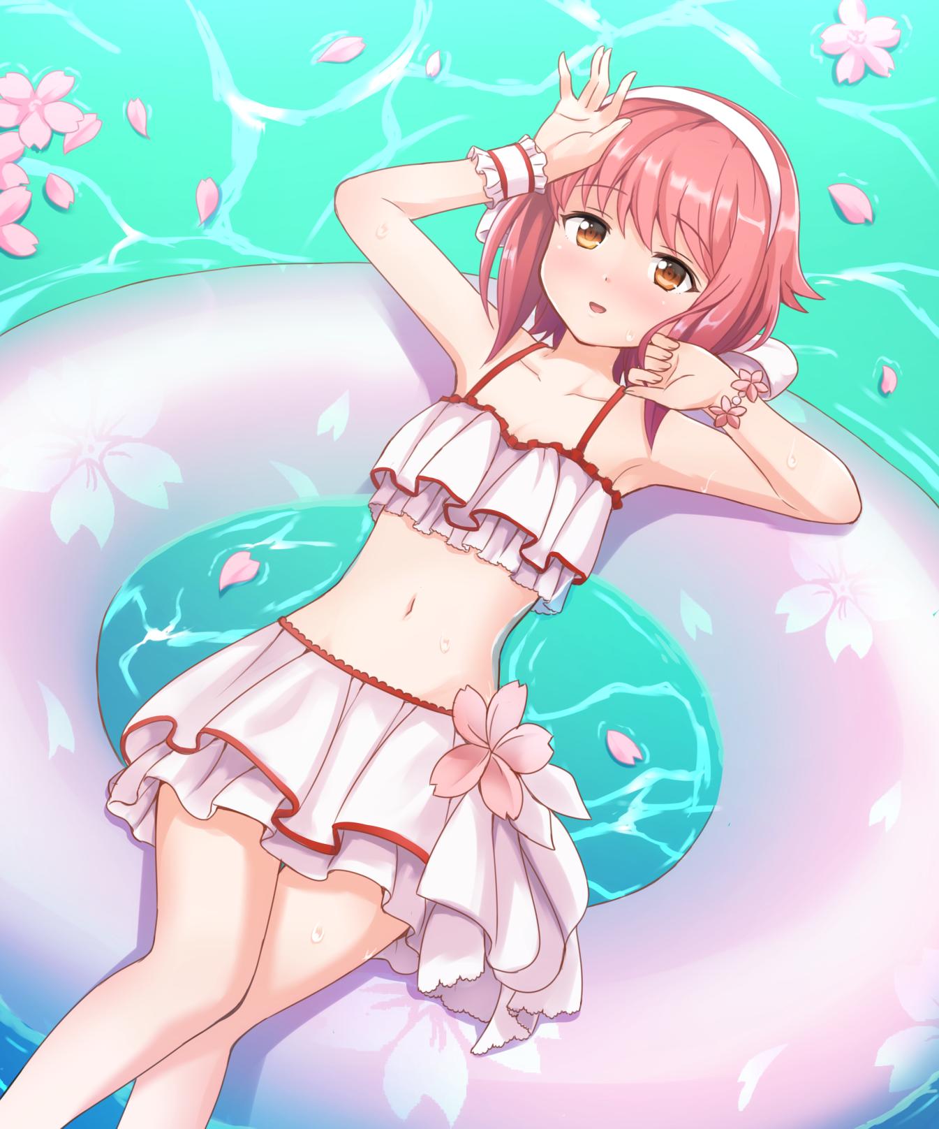 アニメ風手描き水着イラスト a4e74bcbecd0e0c333e4c3c46d1a7a