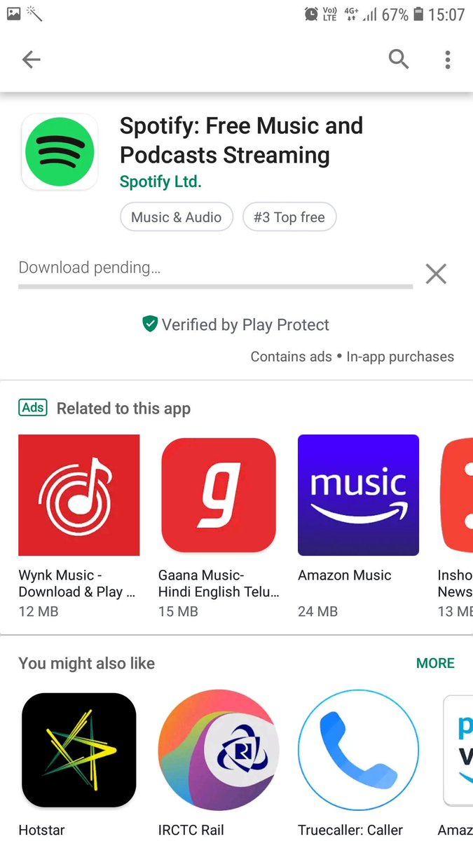 amith_aks's tweet photo. @airtelindia @Airtel_Presence #indiantelecom #airtelindia Guys I think u should get certified by playstore as well cause ookla certification is not enough to download any app in play store even with 4G+.. #patheticNetwork #indiantelecom #networkasaservice https://t.co/rpJTYq9nGk