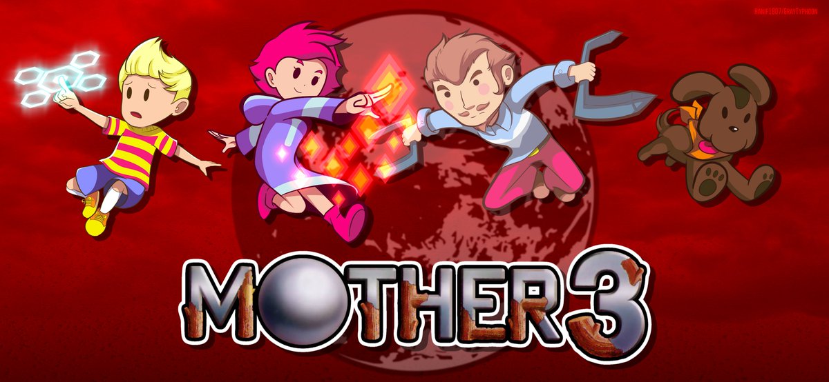 Hanifanims On Twitter Continuing Mother 3 Fanart This Time It S Boney You Only Get To Play As Him Once Xd That Concludes The Fanart Of Mother 3 Main Characters This Doesn T Mean