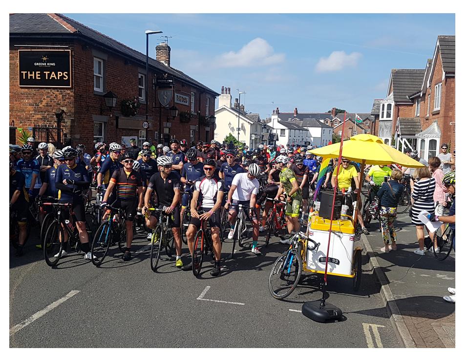 Riders assembled for the 20th #taps30 cycle ride in aid of <a href="/RosemereCF/">Rosemere Cancer Foundation</a>