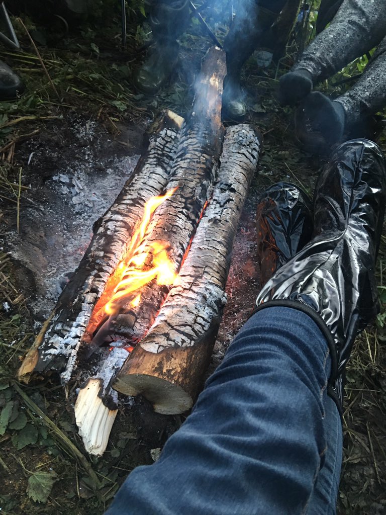 #Raving while battling the rain &amp; mud, running off to a smoke sauna, climbing a hill countless times and chilling out by campfires. All in a weekend’s work at #kõufestival. Festival 6, I conquered you! 😉🏕💪🏼🙌🏼🌧 #NikkisFestivalLife #Estonia #voru #rave #raver #techno #technolife