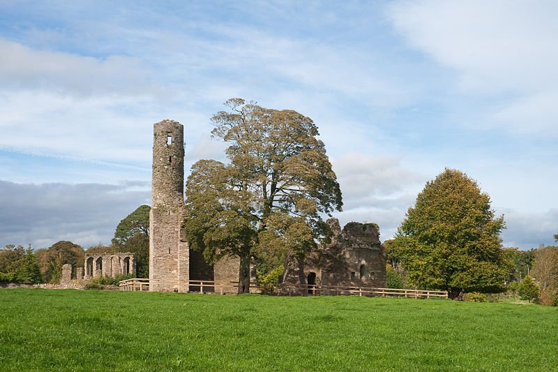 Aidan/Aodhán means intelligent & helpful while the root Aodh means "fiery"/"bringer of fire"! Popular in Ireland & Scotland for centuries. Associated with many saints, esp Aidan of Lindisfarne (Left) who founded that monastery, & Máedóc of Ferns (Right), also known as Aidan!