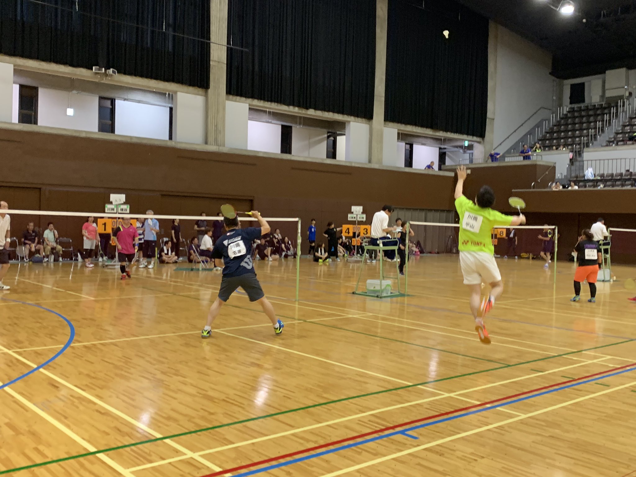 平山よしかず On Twitter 今日は西京区民バトミントン祭 ソフトバレーボール祭でした 今年度から西京区体振事業の試みとしてバドミントン祭が第一回目の開催となりました 川岡体振チームは見事に２勝し 優秀賞の結果 皆様の溌剌たるプレーに感謝です