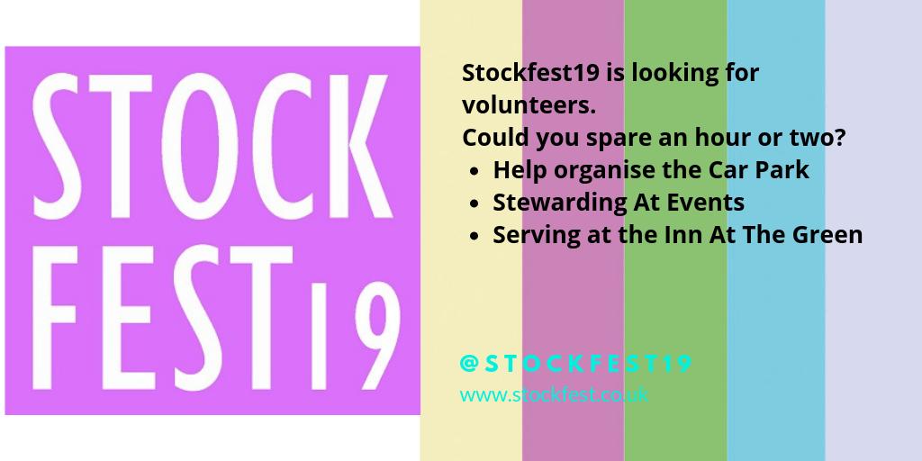 Stockfest19 is looking for volunteers to help with this year's event. Message us if you can spare an hour or two.