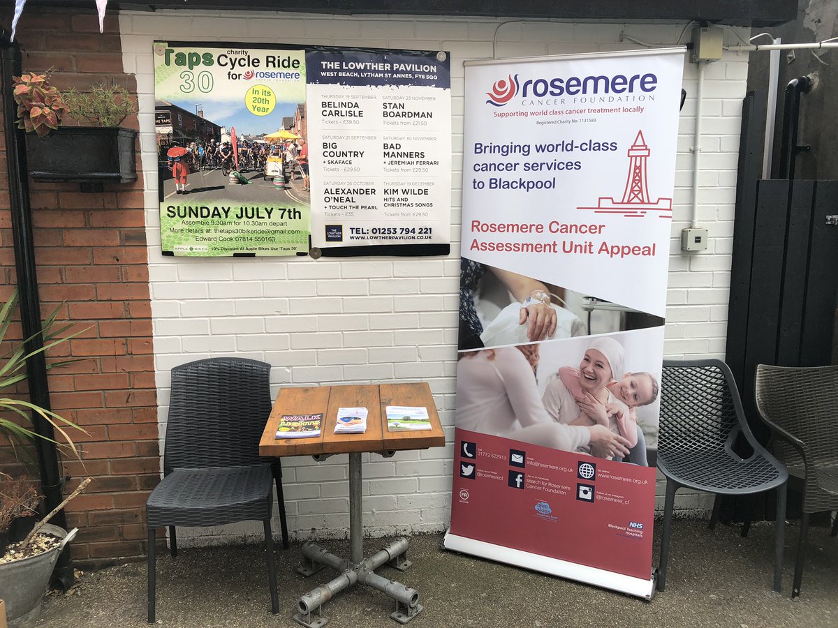 RosemereCF's tweet photo. Weβre at The Taps 30 Charity Cycle Ride today, we waved off the cyclists just over an hour ago and are waiting at @The_Taps for them to return! #rosemere #thetaps https://t.co/sv3cz9tcaW