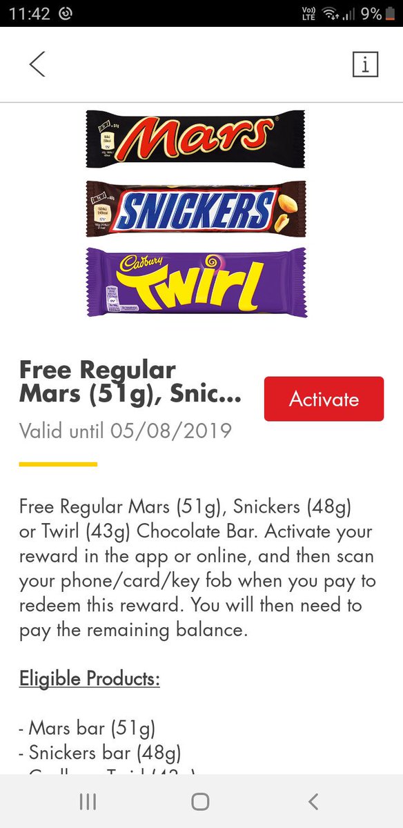 ChloeCScott01's tweet image. @Shell I love the Shell Go+ reward system &amp;amp; I’ve received my first offer on the new system. It would however be amazing to see you offering healthier alternatives to the high sugar/calorific confectionary currently on offer? #health #healthieralternative #shellgo #publichealth