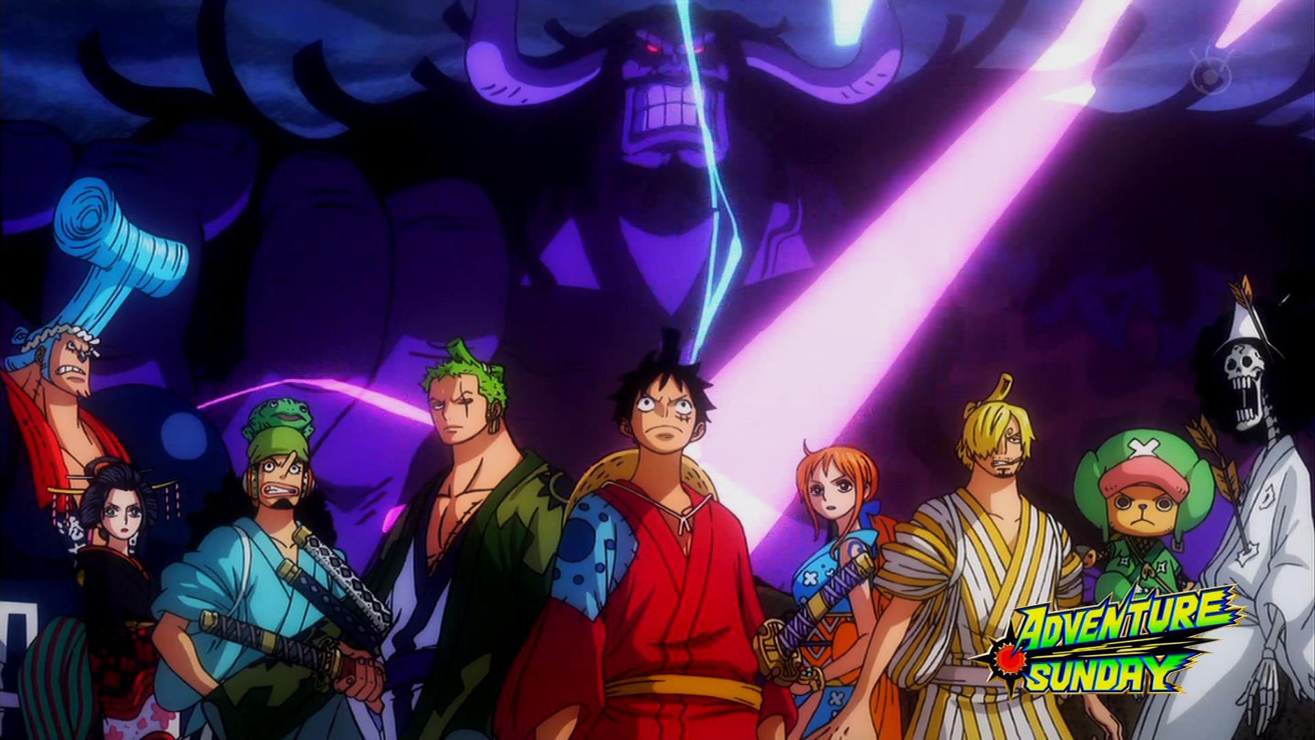 嘲笑のひよこ すすき V Twitter One Piece ワの国編アイキャッチ 今回はルフィとゾロ Onepiece ワンピース アニワン