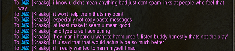Pilavpowa's tweet photo. My  World of Warcarft mornings haha.Stuck on a quest due to a bug.Ended up talking to a 'professional' suicide preventing GM from Blizzard offices LMAO.I feel like these big companies don't care about you,they just slam these links and same messages to everyone because of law 😂 https://t.co/w1fi7LU2MM