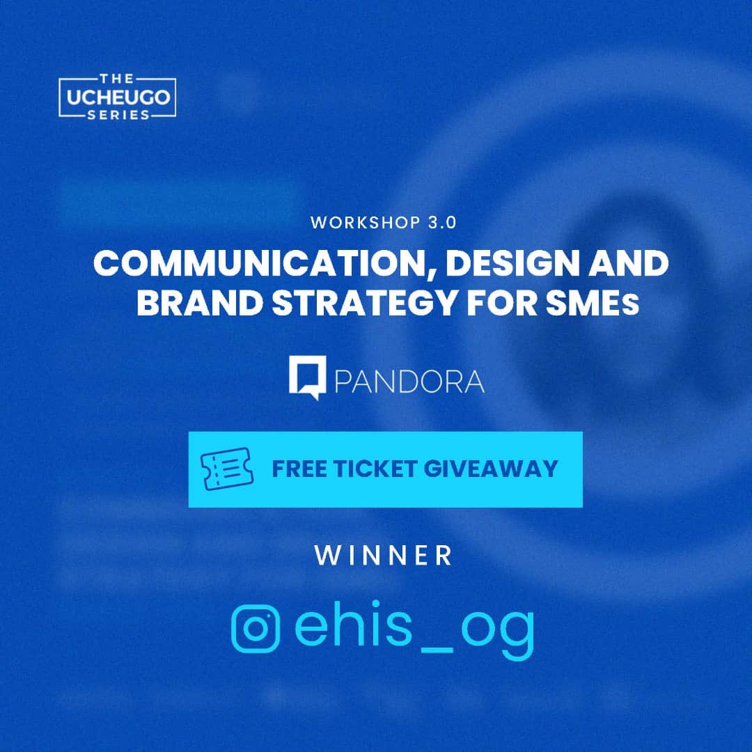 Pandoraagencyng's tweet photo. And the WINNER is @ehis_og!
Please send the following information to hello@pandoraagency.co
1. Your full name
2. Email address
3. Phone number
Congratulations! Many more collaborations to come!
#GivewayWinner #Winner #Announcement #PandoraAgency #UUseries #Partnership https://t.co/YGjdpelMHa