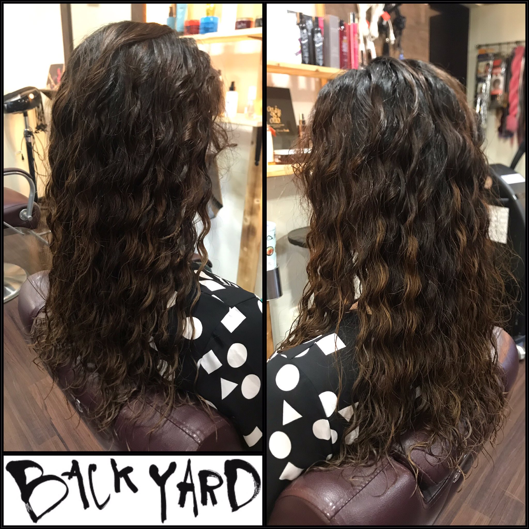 تويتر Backyard Peko على تويتر スパイラル ロングで大人っぽい仕上がりに 毛先半分ブリーチ毛だったけど前処理と薬剤選定でしっかりとしたパーマに Hairstyle Spiral Spiralperm Hairsalon Barber スパイラルパーマ 特殊パーマ 群馬 太田市