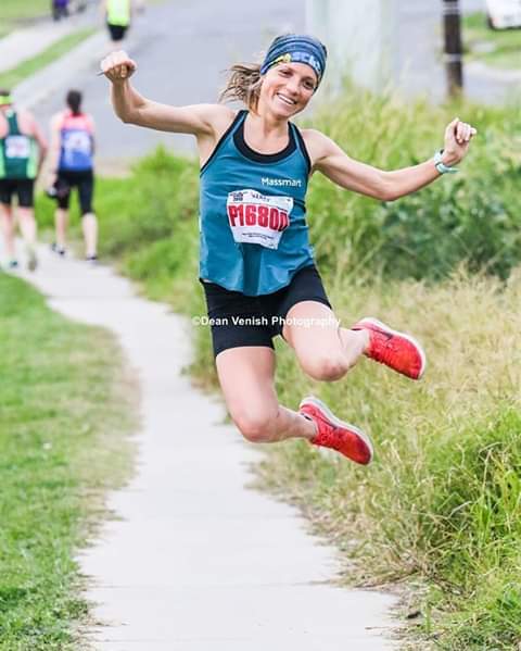 Happiness is being back on the road! Great first race back &amp; super chuffed with 1st position! Thank you <a href="/TeamMassmart/">TeamMassmart</a> for your support (and pretty club kit!) 😉 Photo credit to legend <a href="/DeanoVen/">Dean Venish</a>.