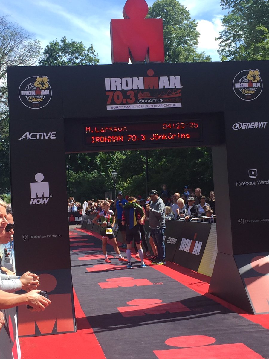 Wow that was an exciting race. Well done <a href="/clairehanntri/">clairehanntri</a> taking the victory <a href="/IRONMANLive/">IRONMANLive</a> #jonkoping70.3. Amazing job, first 🥇 Top effort!!! Well done to Pernille for pushing all the way, that was a close finish ever since T2. Hats off to <a href="/lisanorden/">Lisa Norden</a> for taking the bike on. Strong