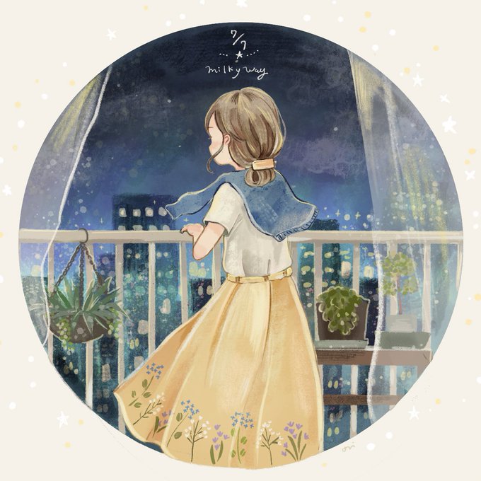 「balcony」 illustration images(Oldest｜RT&Fav:50)