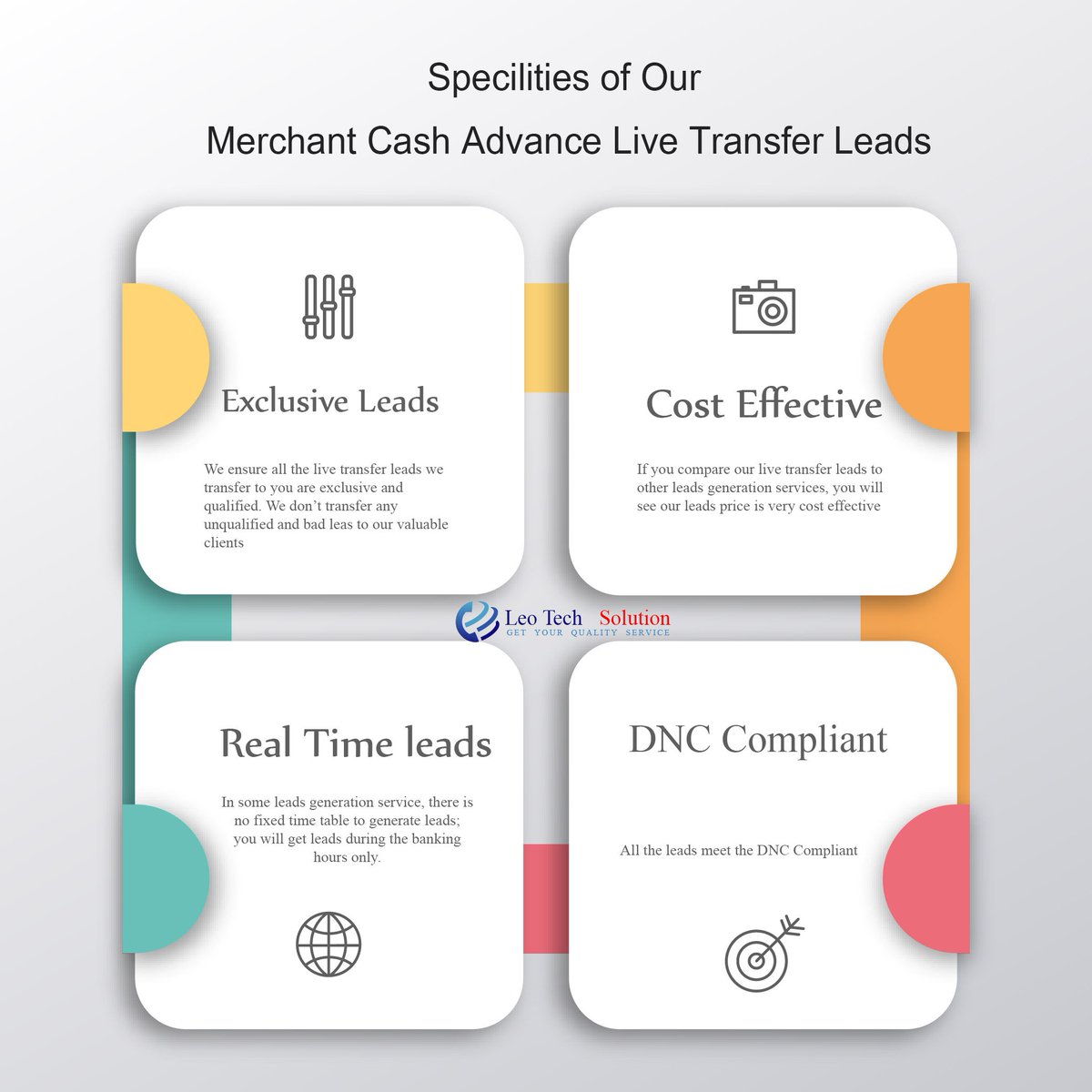 leo_solution's tweet image. #McaCallCenter
#BestMerchantCashAdvance
#RealTimeAndExclusive
#MerchantCashAdvance
#GetMoreLeadsWithMca
#McaLeadGenerator