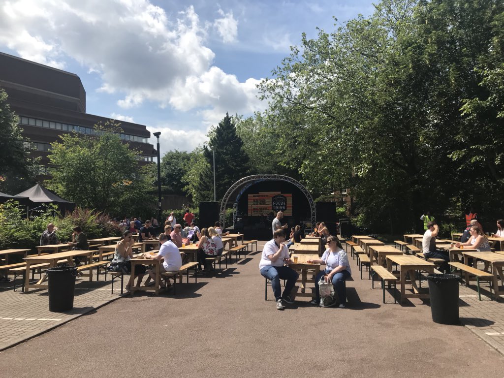 Suns out at <a href="/wolvesfoodfest/">Food & Drink Fest</a> today until 7pm #FilipinoFood #Streetfood #Wolverhampton