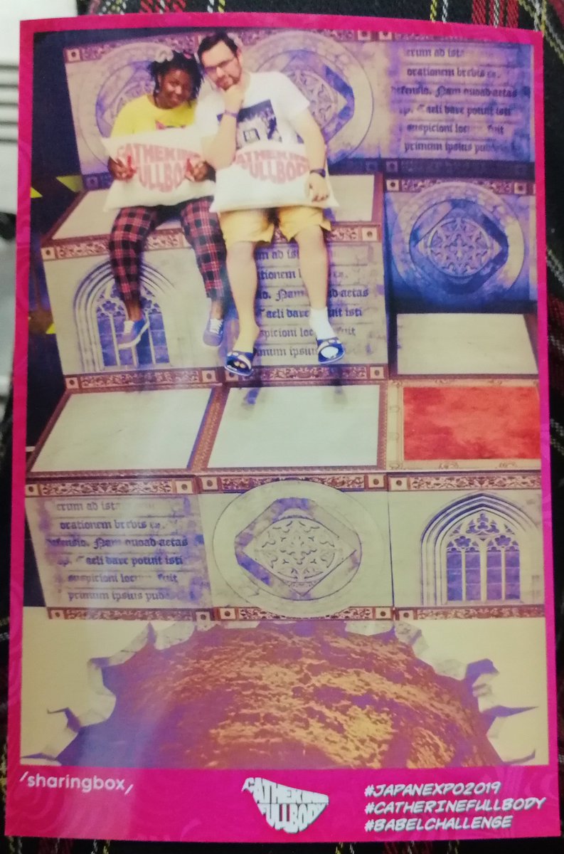 DaphneeGaming's tweet photo. YEAH !! #JapanExpo2019 #CatherineFullBody #BabelChallenge 🐑🐏 https://t.co/NNtafg2Znb