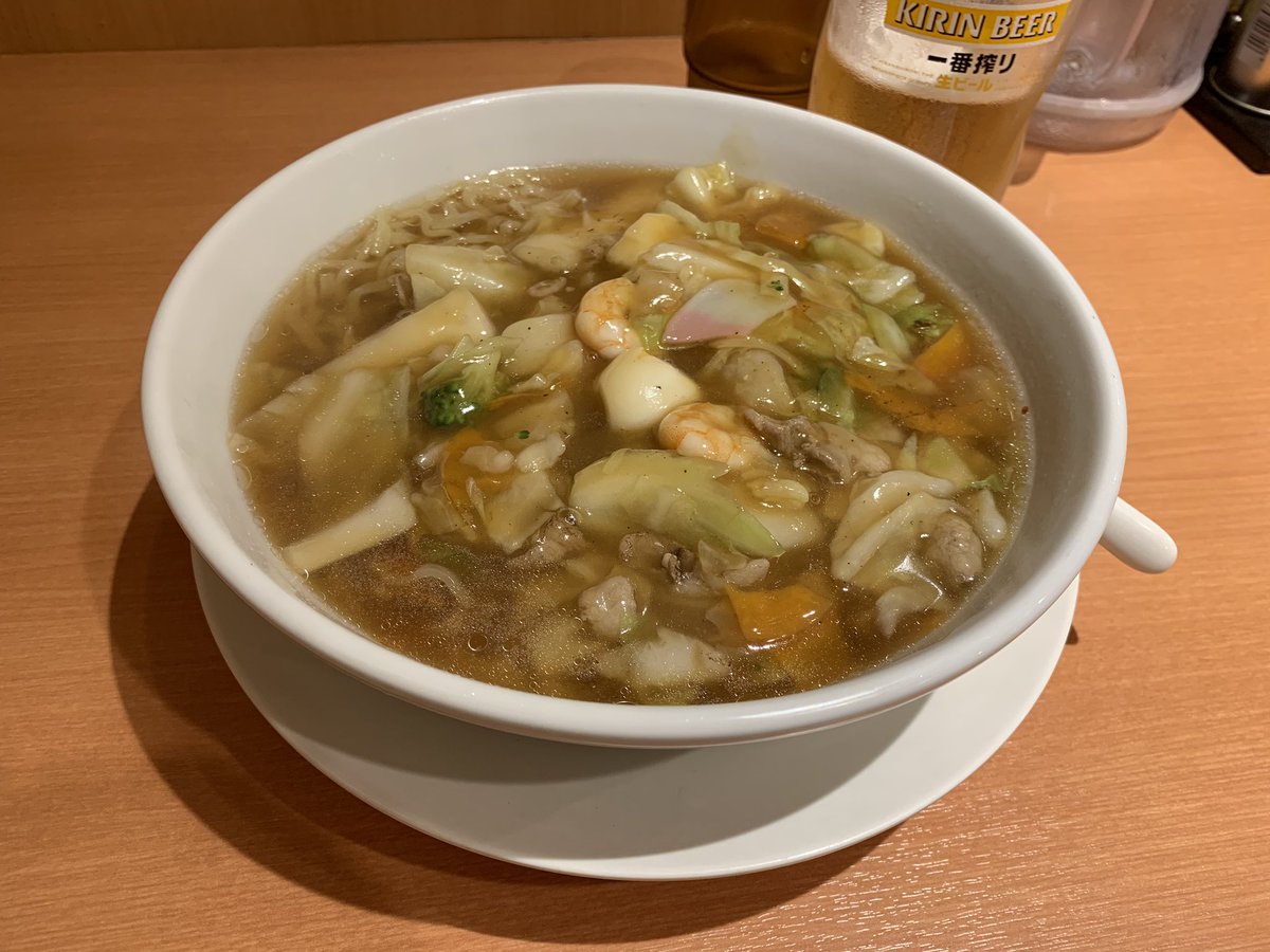Qema 日高屋新高円寺店の五目あんかけラーメンです 単品価格は610円 お値打ちですし フツーに美味いです 餃子のセットを注文しましたが やはり餃子は時間かかるみたいです 杉並区 新高円寺 日高屋 ラーメン Qema 日高屋新高円寺店の五目あんかけラーメンです 単品価格は610円 お値打ちですし フツーに美味いです 餃子のセットを注文しましたが やはり餃子は時間かかるみたいです 杉並区 新高円寺 日高屋 ラーメン